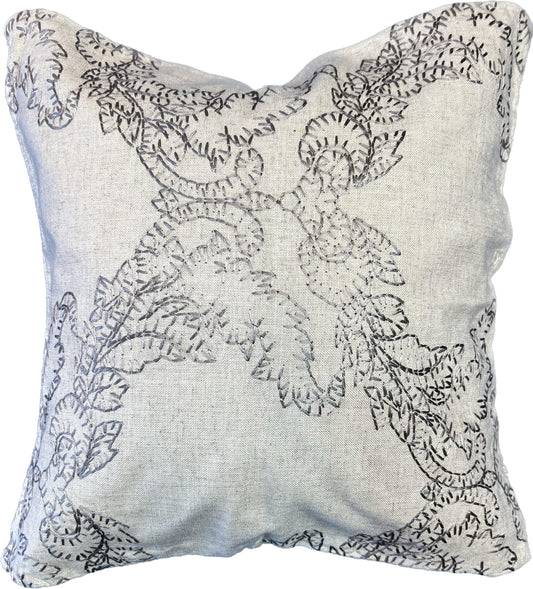 16"x16" Embroidered Pillow Cover
