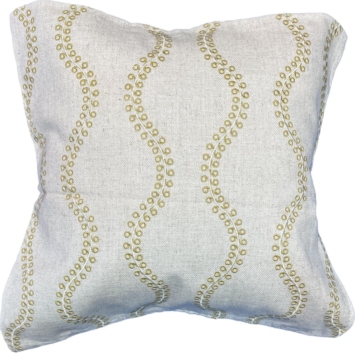 18"x18"  Embroidered Pillow Cover (Clarke & Clarke: F0741/01 Acacia)