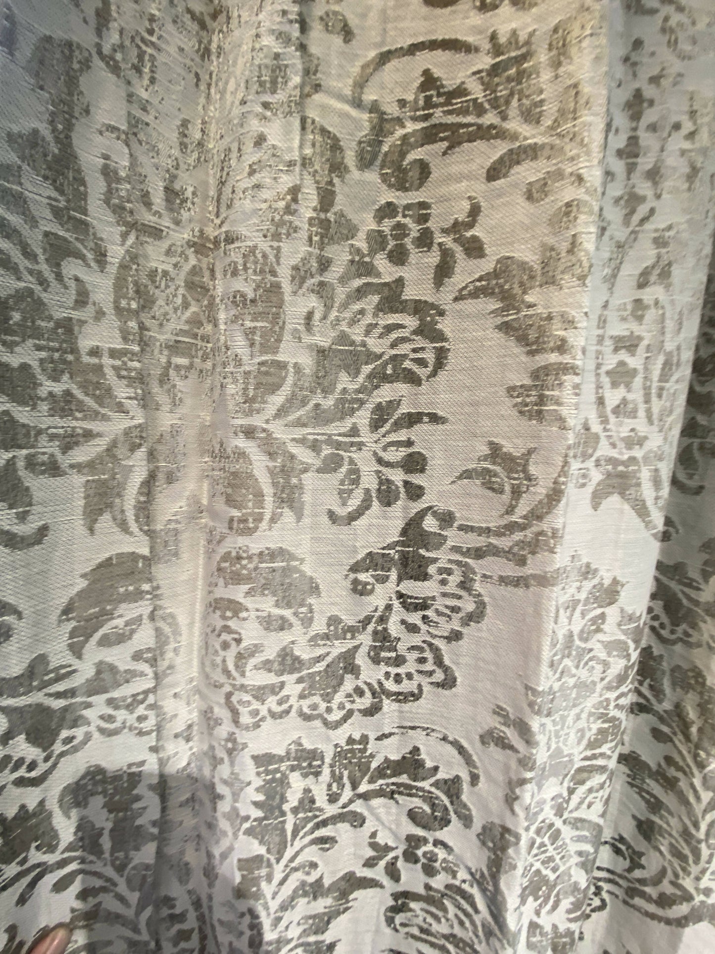 Drapery Panels w/ Scalamandre' Linen Fabric