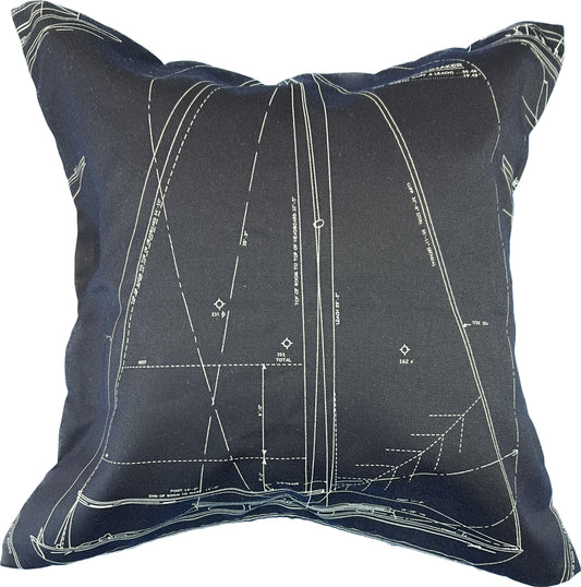 19"x20"   Nautical Pillow Cover*** Special Price***